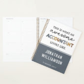 Speciaal accountant Funny Geweldige accountant Planner (Display)