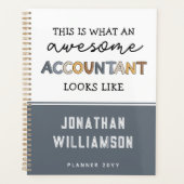 Speciaal accountant Funny Geweldige accountant Planner (Voorkant)