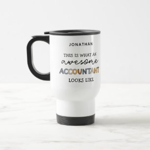 Speciaal accountant Funny Geweldige accountant Reisbeker