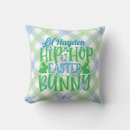 Speciaal ADD-NAAM Lil Hip Hop Easter Bunny Kussen