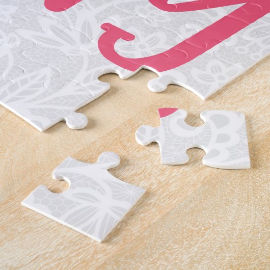 Speciaal ADD-NAAM Lil Hip Hop Easter Bunny Legpuzzel (Zijkant)