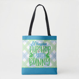 Speciaal ADD-NAAM Lil Hip Hop Easter Bunny Tote Bag