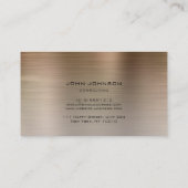 Speciaal advies van de Lion Sepia Metallic Steel Visitekaartje (Achterkant)