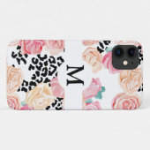 Speciaal afdrukken in Floral Black en White Case-Mate iPhone Case (Achterkant (horizontaal))