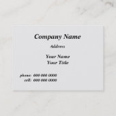 Speciaal afdrukken van rode luipaard visitekaartje (Achterkant)