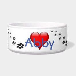 Speciaal afdrukpatroon voor Nam Paw-pagina's Voerbakje