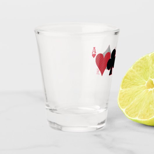 Speciaal afspeelkaartBridge & Poker Shot Glas (Links)
