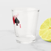 Speciaal afspeelkaartBridge & Poker Shot Glas (Rechts)
