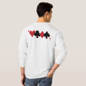 Speciaal afspeelkaartbruggen voor monogram t-shirt (Achterkant volledig)