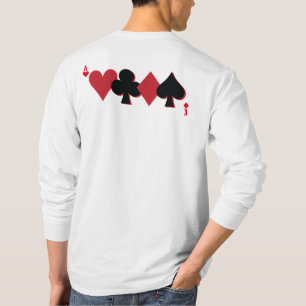 Speciaal afspeelkaartbruggen voor monogram t-shirt