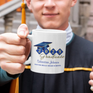 Speciaal Afstuderen blauw en goud 20XX Koffiemok