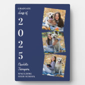 Speciaal Afstuderen Keepomwille Navy Blue 3 Foto Fotoplaat (voorkant)