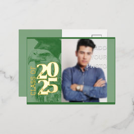 speciaal Afstuderen-uitnodigings-Briefkaart voor F Folie Uitnodiging Briefkaart