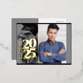 speciaal Afstuderen-uitnodigings-Briefkaart voor F Folie Uitnodiging Briefkaart