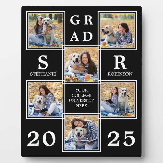 Speciaal Afstuderen Unieke fotocollage Fotoplaat (Voorkant)