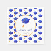 Speciaal Afstuderen van de Royal Blue Graduation C Servet (Voorkant)