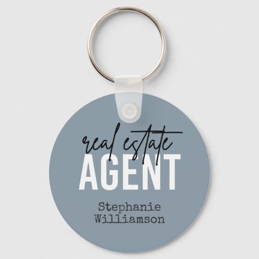 Speciaal agent voor onroerend goed | Giften voor R Sleutelhanger (Voorkant)