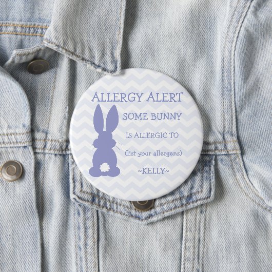 Speciaal alarm voor paasvoeding ronde button 4,0 cm (In situ)