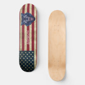 Speciaal Amerikaans blauw wolvenskateboard Persoonlijk Skateboard (Voorkant)