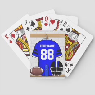 Speciaal Amerikaans Football Grid Iron jersey Speelkaarten