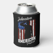 Speciaal Amerikaans Patriot Soldaat Vlag Blikjeskoeler (Blikje Achterkant)