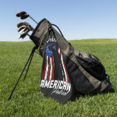 Speciaal Amerikaans Patriot Soldaat Vlag Golfhanddoek (Groen)