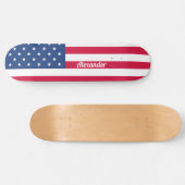 Speciaal Amerikaans skateboard voor de vlag (Horizontaal)