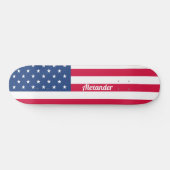 Speciaal Amerikaans skateboard voor de vlag (Horizontaal)