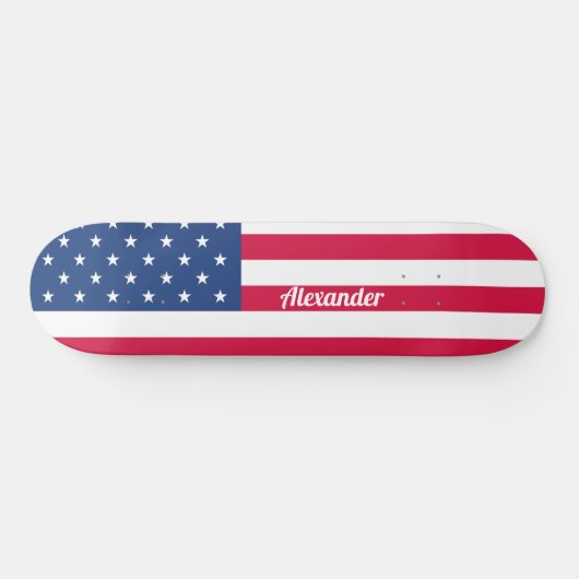 Speciaal Amerikaans skateboard voor de vlag (Horizontaal)