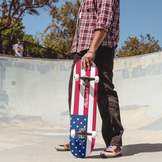 Speciaal Amerikaans skateboard voor de vlag (Buiten 2)