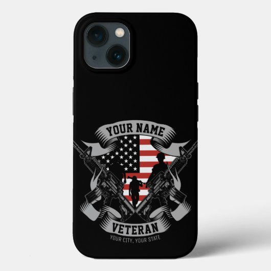 Speciaal Amerikaans Veteraan Proud Vet Vlag Vereni Case-Mate iPhone Case (Achterkant)