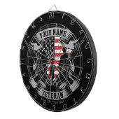 Speciaal Amerikaans Veteraan Proud Vet Vlag Vereni Dartbord (Voorkant Rechts)