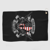 Speciaal Amerikaans Veteraan Proud Vet Vlag Vereni Golfhanddoek (Horizontaal)