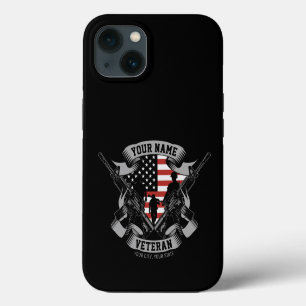 Speciaal Amerikaans Veteraan Proud Vet Vlag Vereni iPhone 13 Hoesje