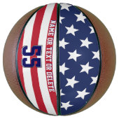 Speciaal Amerikaans vlagBasketball, patriottisch Basketbal (Verticaal)