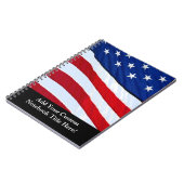 Speciaal Amerikaans vlaggenstaatblad Notitieboek (Linkerzijde)