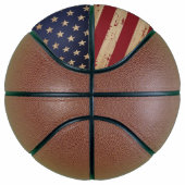 Speciaal Amerikaans vlaggestinktpatriottisch Basketbal (Rechts)