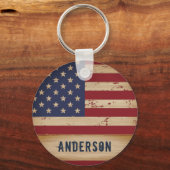 Speciaal Amerikaans vlaggestinktpatriottisch Sleutelhanger (Voorkant)