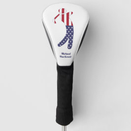 Speciaal Amerikaans vlaggolfer Silhouette Golfheadcover