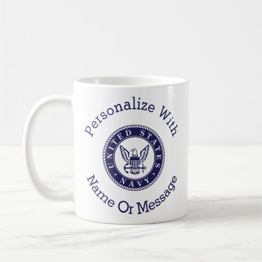 Speciaal Amerikaanse marine Emblem Koffiemok (Links)