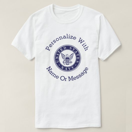 Speciaal Amerikaanse marine Emblem T-shirt (Design voorkant)