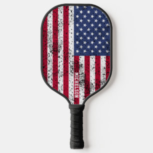 Speciaal Amerikaanse vlag Pickleball Paddle