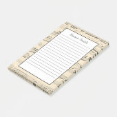 Speciaal  Antiek vel muziek Post-it® Notes (Schuin)