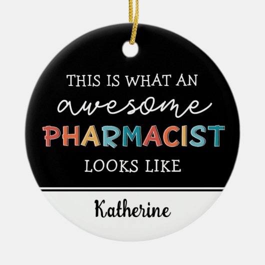 Speciaal apotheker Funny Geweldige apotheker Keramisch Ornament (Voorkant)