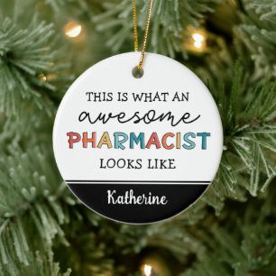 Speciaal apotheker Funny Geweldige apotheker Keramisch Ornament