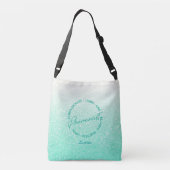 Speciaal apotheker Green Glitter Canvas tas (Achterkant)