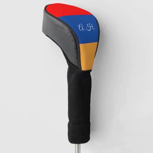 Speciaal Armeense vlag golfafdekking Golfheadcover (Schuin)