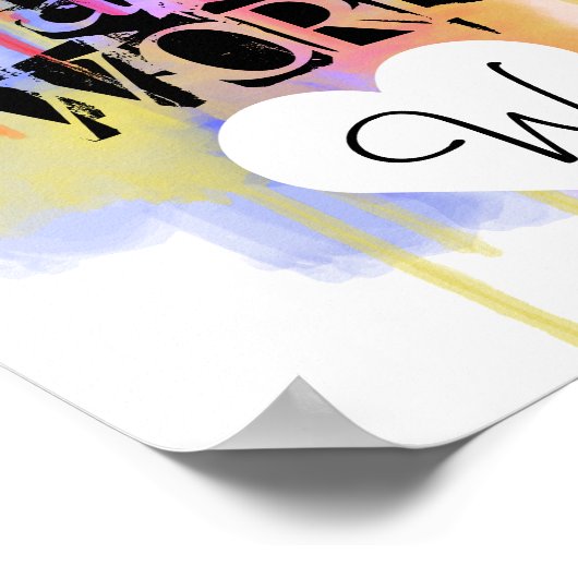 Speciaal artiest op het werk — Poster afdrukken (Hoek)