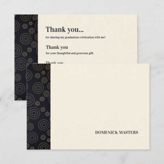 Speciaal artikel Deco Patroon Kaart (Voorkant / Achterkant)