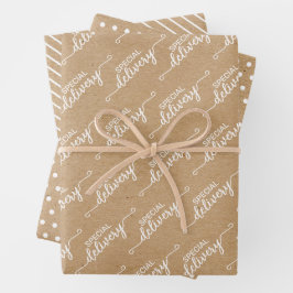 Speciaal artikel in de wereld over Faux Kraft Inpakpapier Vel